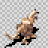 Myote attack animation, facing top right