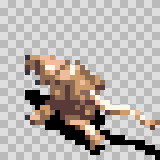 Myote walking animation, facing top left