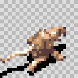 Myote walking animation, facing top right