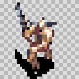 Baroo attack animation, facing bottom