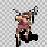 Baroo attack animation, facing top