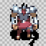 Gargantuan walking animation, facing bottom