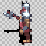 Gargantuan walking animation, facing left
