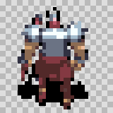 Gargantuan walking animation, facing top