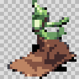 Bog attack animation, facing right