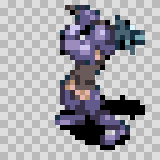 Hobgoblin attack animation, facing left
