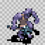 Hobgoblin walking animation, facing bottom right