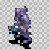 Hobgoblin walking animation, facing left