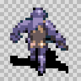 Hobgoblin walking animation, facing top