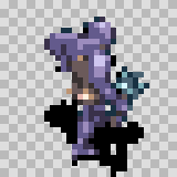 Hobgoblin walking animation, facing top right