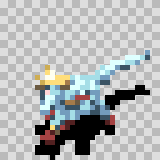 Thrash attack animation, facing bottom left
