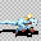 Thrash attack animation, facing right
