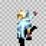 Thrash attack animation, facing top