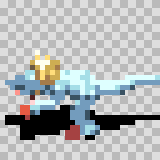 Thrash walking animation, facing left