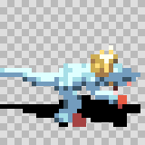 Thrash walking animation, facing right