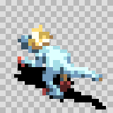Thrash walking animation, facing top left