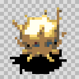 Splat attack animation, facing bottom