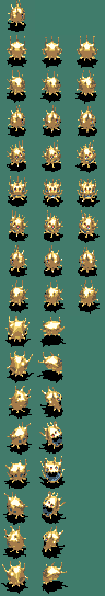 Splat spritesheet