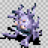Gluteus attack animation, facing bottom left