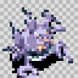 Gluteus walking animation, facing bottom right