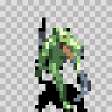 M. C. attack animation, facing bottom right