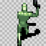 M. C. attack animation, facing top