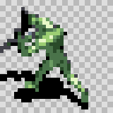 M. C. attack animation, facing top left