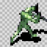 M. C. attack animation, facing top right