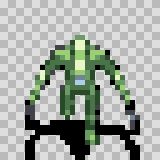 M. C. walking animation, facing bottom