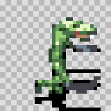 M. C. walking animation, facing right