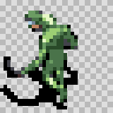 M. C. walking animation, facing top left