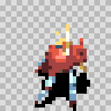 Spyticus attack animation, facing right
