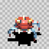 Spyticus walking animation, facing bottom