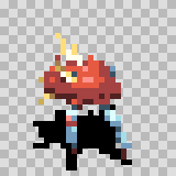 Spyticus walking animation, facing left