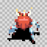 Spyticus walking animation, facing top