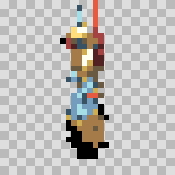 Aphina walking animation, facing left