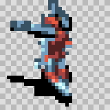 N377V walking animation, facing top left