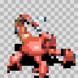 Crustoid attack animation, facing bottom right