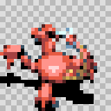 Crustoid walking animation, facing top left