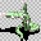 Mag Drag attack animation, facing left