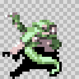 Mag Drag walking animation, facing bottom left