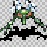 Gwiz attack animation, facing bottom
