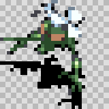 Gwiz attack animation, facing bottom left