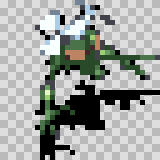 Gwiz attack animation, facing bottom right