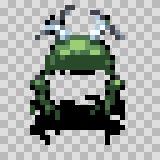 Gwiz walking animation, facing top