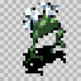 Gwiz walking animation, facing top left