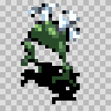 Gwiz walking animation, facing top right