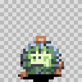 Torture walking animation, facing top