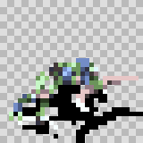 Ingestamite attack animation, facing bottom right