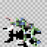 Ingestamite attack animation, facing left